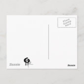 Dame van het bos briefkaart (Achterkant)