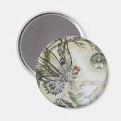 Dame van het bos magneet (Voorkant / Achterkant)