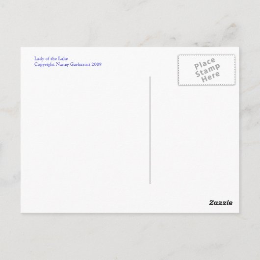 Dame van het Briefkaart (Achterkant)