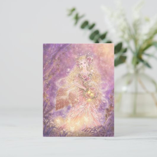 Dame van het Briefkaart bos (Staand voorkant)