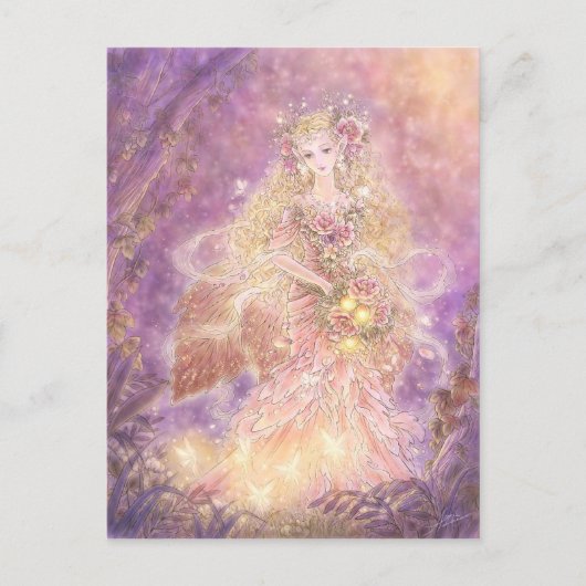 Dame van het Briefkaart bos (Voorkant)