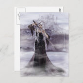 Dame van het Briefkaart van Avalon (Voorkant / Achterkant)