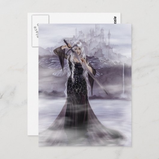 Dame van het Briefkaart van Avalon (Voorkant / Achterkant)