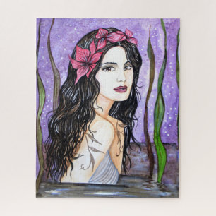 Dame van het Fairy Tale-meer Legpuzzel