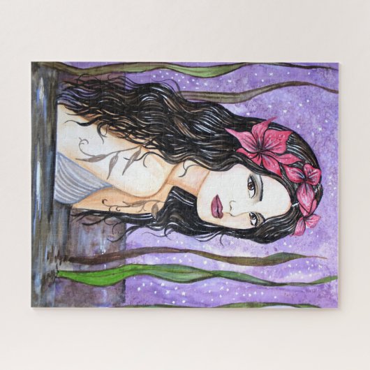 Dame van het Fairy Tale-meer Legpuzzel (Horizontaal)