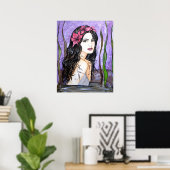 Dame van het Fairy Tale-meer Poster (Thuiskantoor)