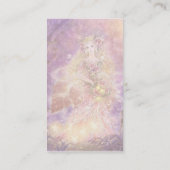 Dame van het Forest Fantasy Art Visitekaartje (Achterkant)