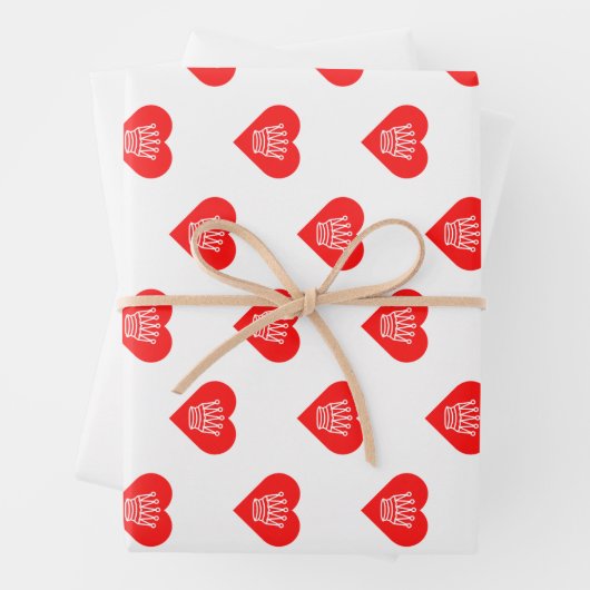 Dame van het hart Vloervelplaat Inpakpapier Vel (In situ)