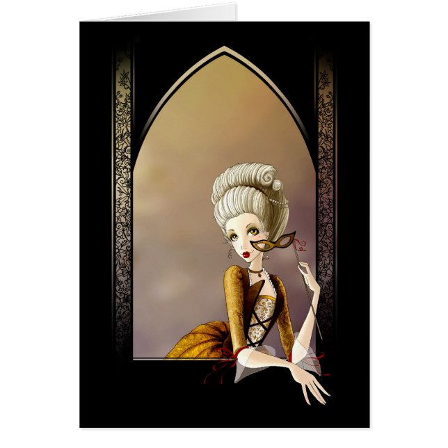 Dame van het Hof - Kaart (Voorkant)