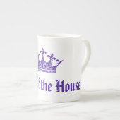 Dame van het House China Tea Cup Porselein Kop (Voorkant rechts)