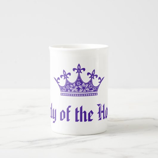 Dame van het House China Tea Cup Porselein Kop (Voorkant)