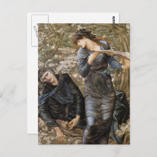 Dame van het meer briefkaart (Voorkant / Achterkant)