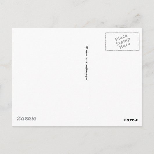 Dame van het meer briefkaart (Achterkant)