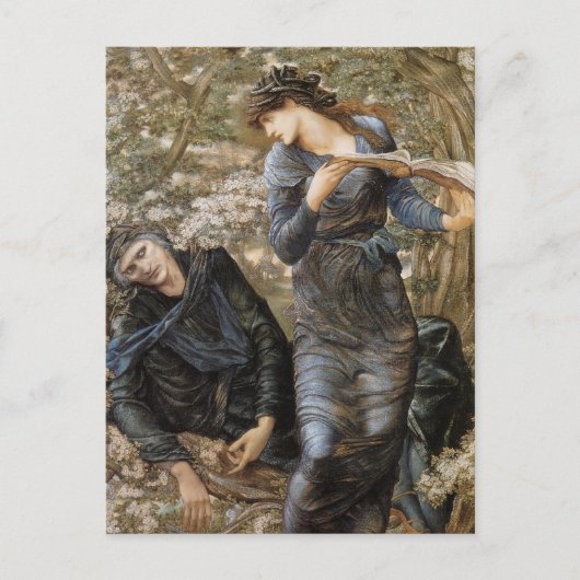 Dame van het meer briefkaart (Voorkant)