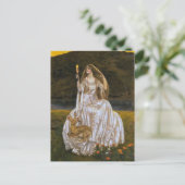 Dame van het meer briefkaart (Staand voorkant)