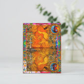 Dame van het meer briefkaart (Staand voorkant)