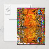 Dame van het meer briefkaart (Voorkant / Achterkant)