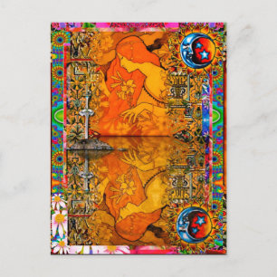 Dame van het meer briefkaart