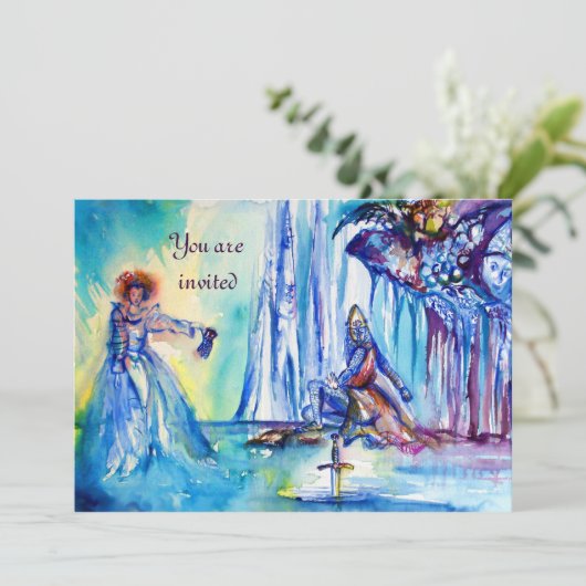 DAME VAN HET MEER, EXCALIBUR, Magie en Mysterie Kaart (Staand voorkant)