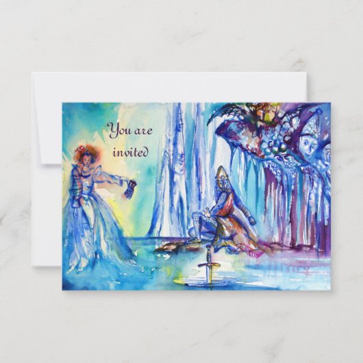 DAME VAN HET MEER EXCALIBUR Magie en Mysterie Perk Kaart (Voorkant)