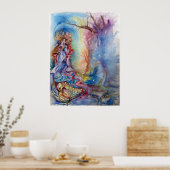 DAME VAN HET MEER, kolossale grootte Poster (Keuken)