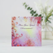 DAME VAN HET MEER , levendig helder blauw roze (Staand voorkant)