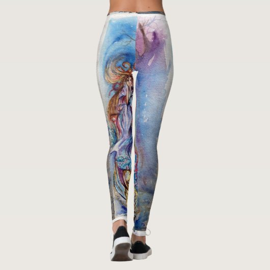 Dame van het meer / Magie en Mysterie, Fantasy Leggings (Achterkant)
