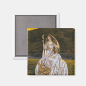 Dame van het meer magneet (Voorkant / Achterkant)