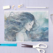 Dame van het meer tissuepapier (Craft)