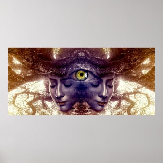 Dame van het Poster van de fantasie (Voorkant)