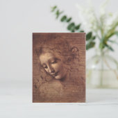 Dame van het Slordige Haar Briefkaart (Staand voorkant)