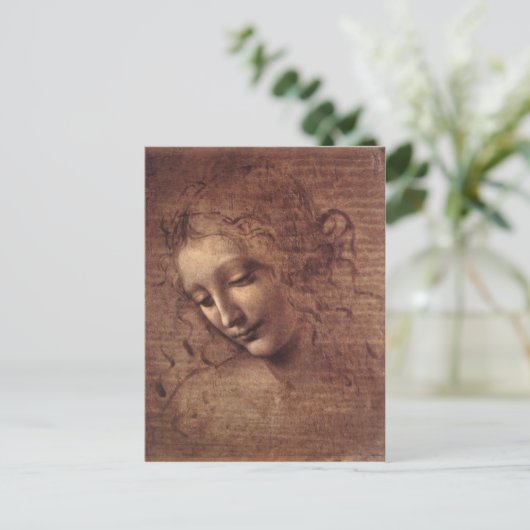 Dame van het Slordige Haar Briefkaart (Staand voorkant)