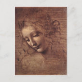 Dame van het Slordige Haar Briefkaart (Voorkant)