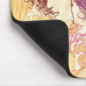 dame van het zee muismat (Hoek)