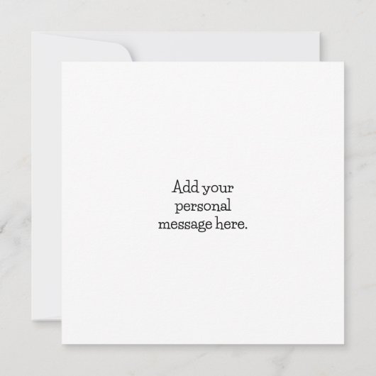  dame van kleur roze bloemen gepersonaliseerd kaart (Achterkant)