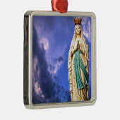 Dame van Lourdes Metalen Ornament (Rechts)
