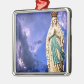 Dame van Lourdes Metalen Ornament (Links)