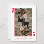 Dame van mijn hartfoto valentijndag feestdagenkaart (Voorkant)