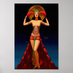 Dame van Mystery - Edward Mason Eggleston Poster