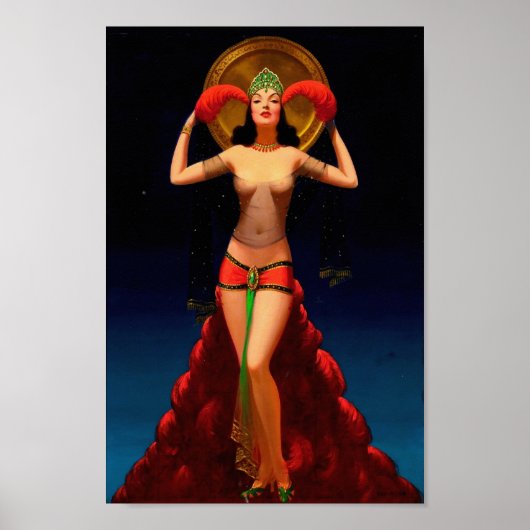 Dame van Mystery - Edward Mason Eggleston Poster (Voorkant)