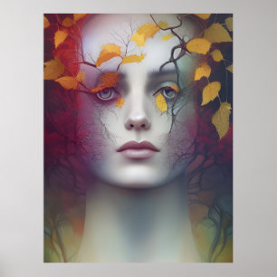 Dame van Natuur Poster