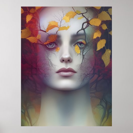 Dame van Natuur Poster (Voorkant)