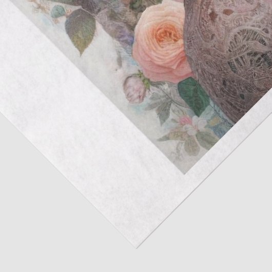 Dame van Rozen Decoupage Tissue Paper Tissuepapier (Detail)