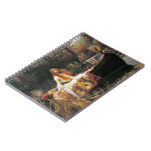 Dame van Shalott-laptop Notitieboek (Linkerzijde)