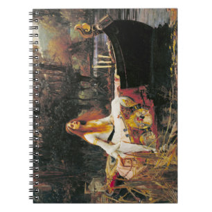 Dame van Shalott-laptop Notitieboek