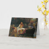 Dame van Shalott op het Water Kaart (Gele Bloem)