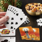 Dame van Sun-speelkaarten Pokerkaarten (Insitu)