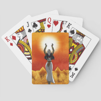 Dame van Sun-speelkaarten Pokerkaarten