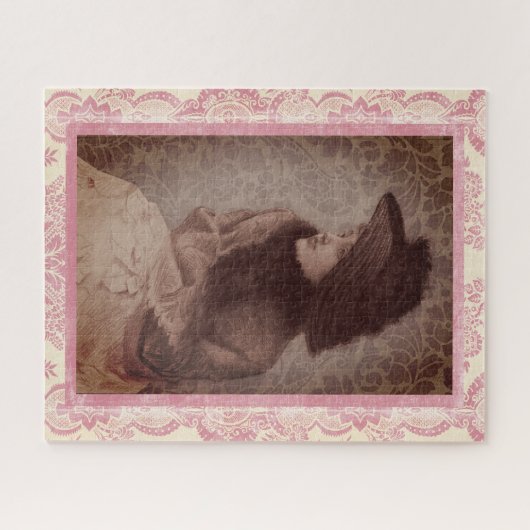 dame van Tissot Jigzaag Puzzle Legpuzzel (Horizontaal)