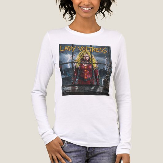 Dame Voltress Tri-Blend Shirt (Voorkant volledig)